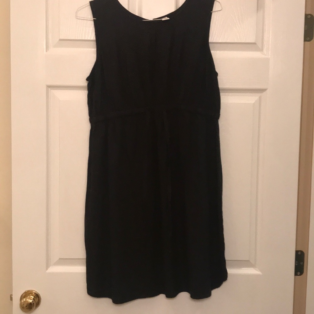 Black maternity dress
